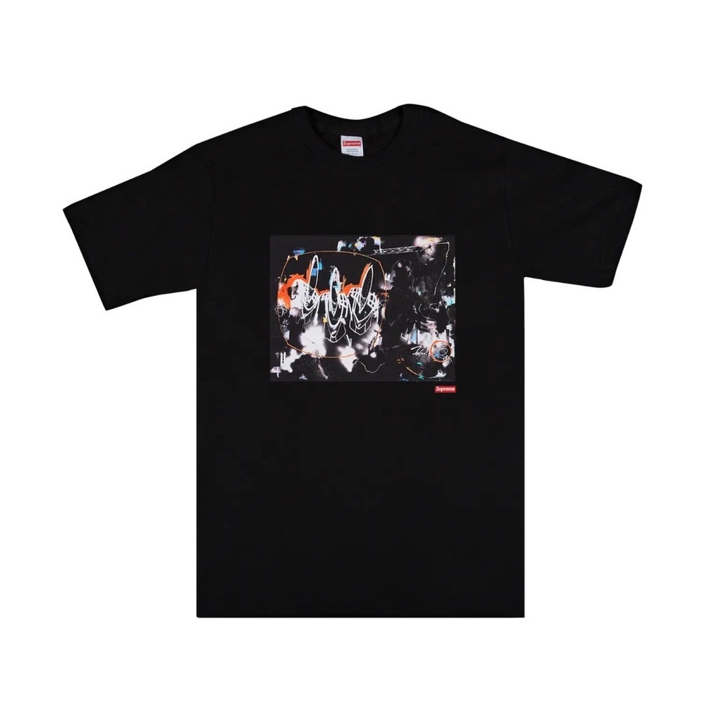 Supreme Futura Tee SS22 Black Graphic T-Shirt Size Large Futura 2000 Collab
